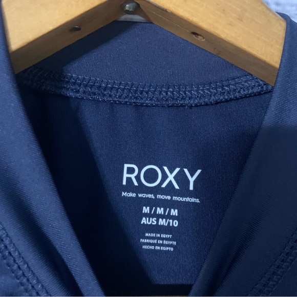 Roxy Whole Hearted LS Rash Guard - Mood Indigo - New Size Medium - Picture 4 of 4